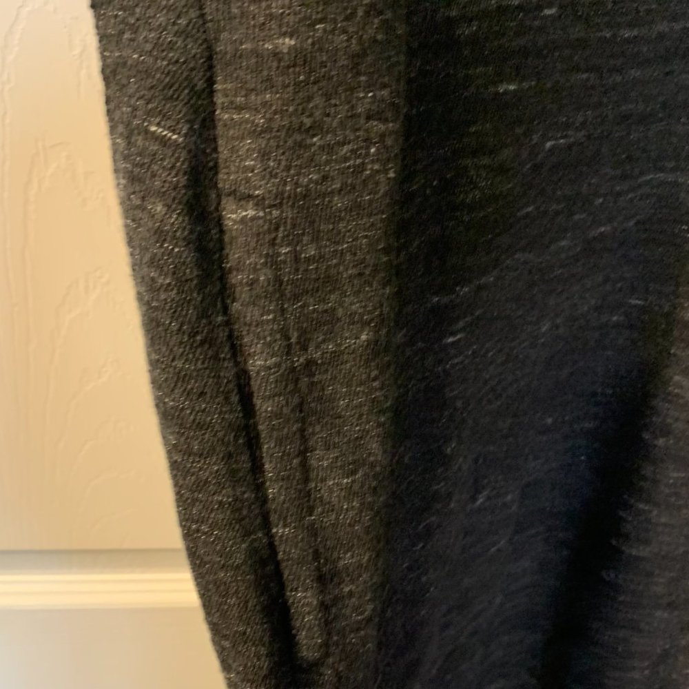 Pure Jill Cotton Shift Dress Size S Pockets Heather Dark Gray Minimalist Beach - Picture 4 of 7